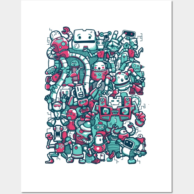 Robo Party Wall Art by wuhuli